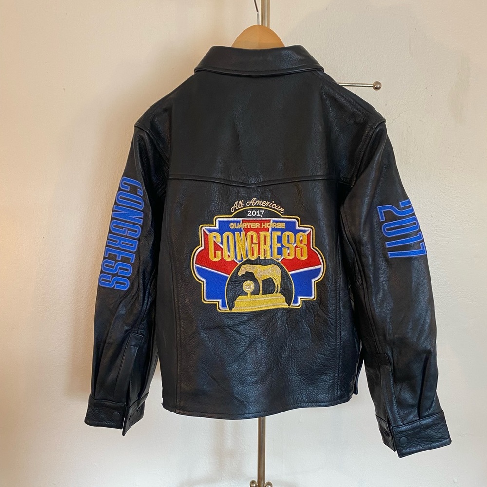 NWT 2017 AQHA Congress Leather Jacket